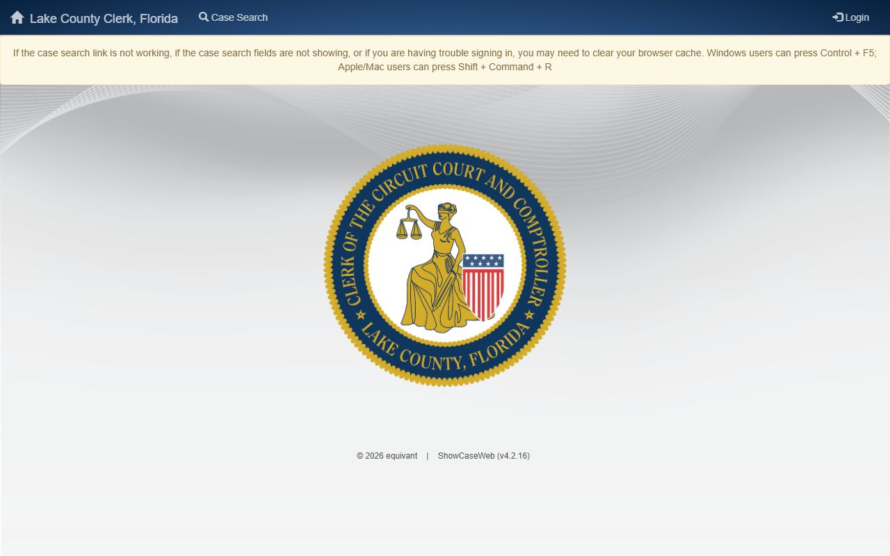 Lake County court records online search portal